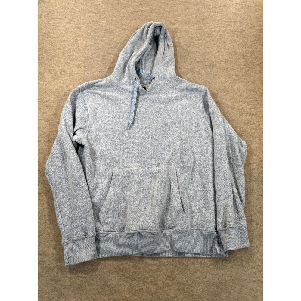 Super Massive Mens Medium Blue Fleece Lined Pullover Hoodie Casual Sweatshirt